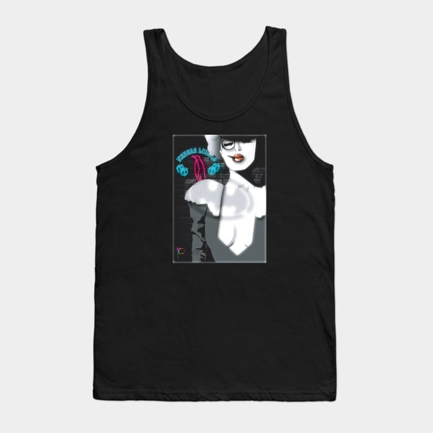 Lady Penguin Tank Top by G9Design